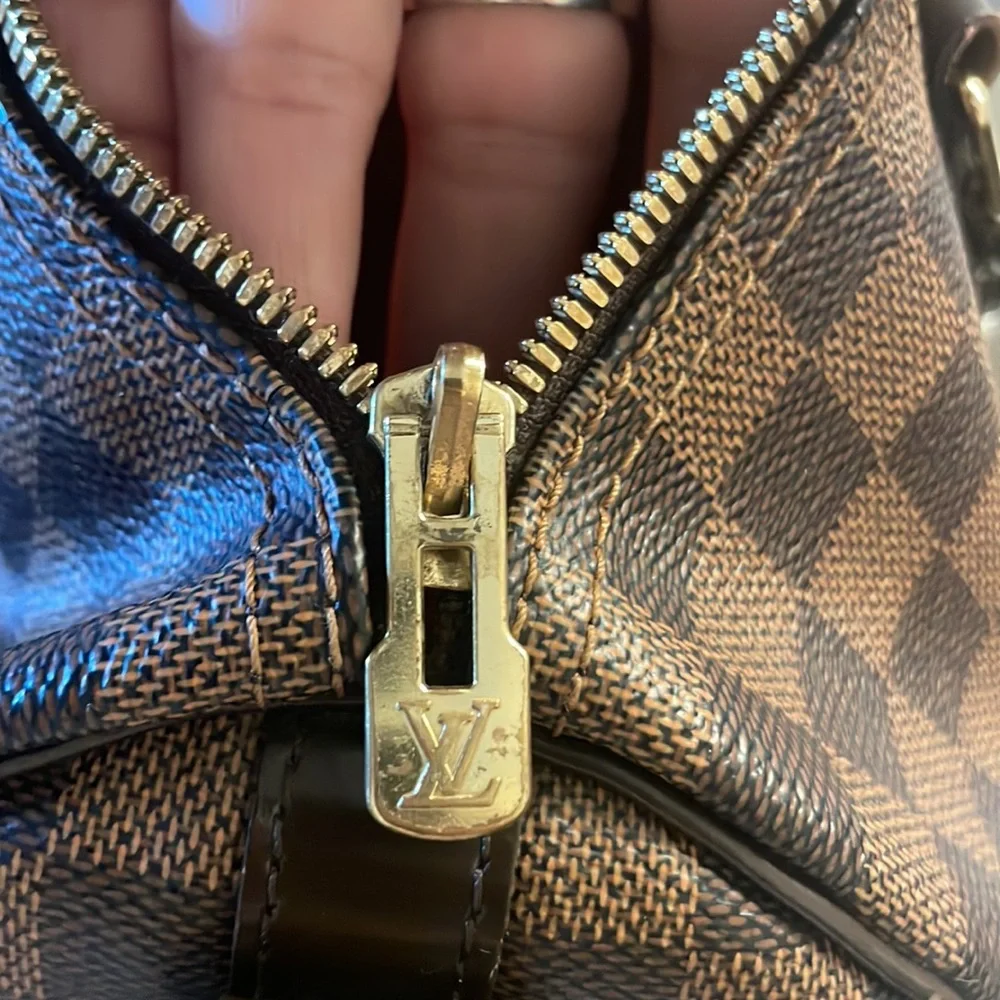 Louis Vuitton Damier Ebene speedy 30 Bandolier - Picture 7 of 7